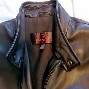 Danier Leather Jacket for men Size S Brown